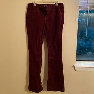 Ralph Lauren Burgundy Corduroy Pant
